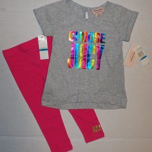 NEW NWT Juicy Couture Toddler Girl Tunic & Pants Set SIZE 24 Months